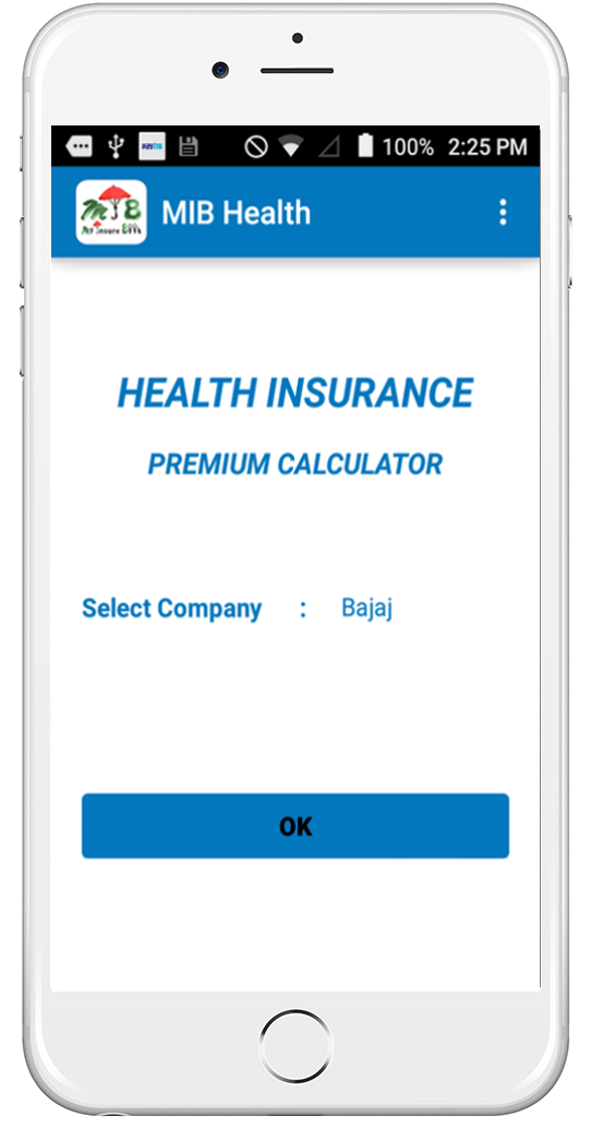 Health insurance app for agent